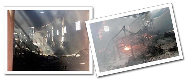 Incendio de La Casa de las Carcasas en Jaraíz de la Vera