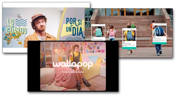 Anuncio de Wallapop en la TV de España