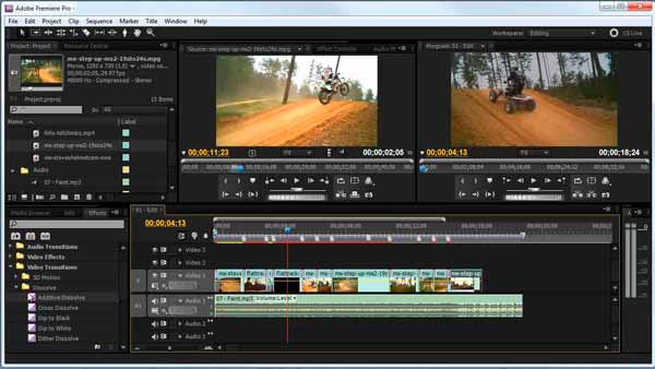 Editar un vídeo con Adobe Premier