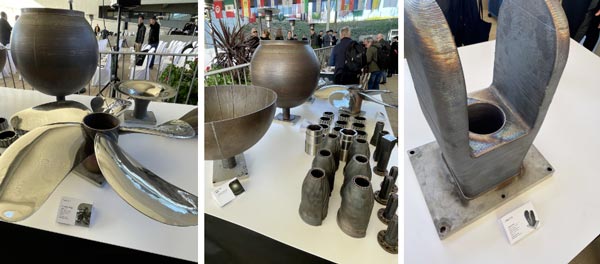 Piezas metálicas impresas con impresoras 3D de Meltio