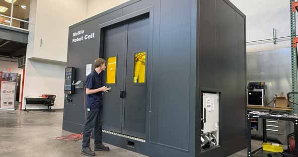 Máquina Meltio Robot Cell instalada en Virginia, Estados Unidos