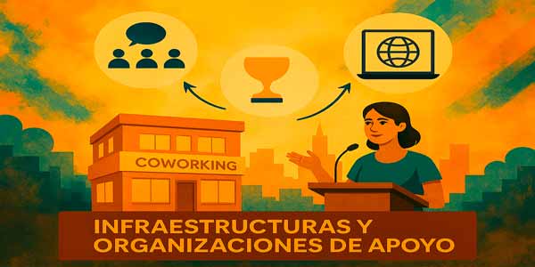 Infraestructuras y organizaciones de apoyo en los ecosistemas emprendedores