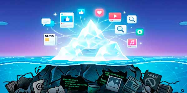 La basura digital de Internet representa el 85% de la red