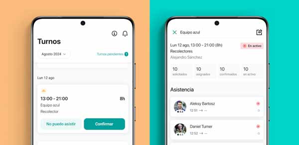App de Jobandtalent para el empleado y para la empresa