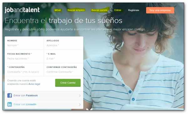 El portal de empleo Jobandtalent