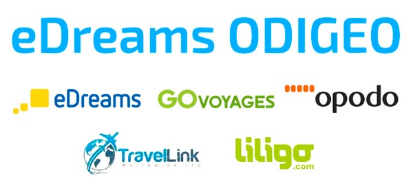 Logos del grupo eDreams ODIGEO