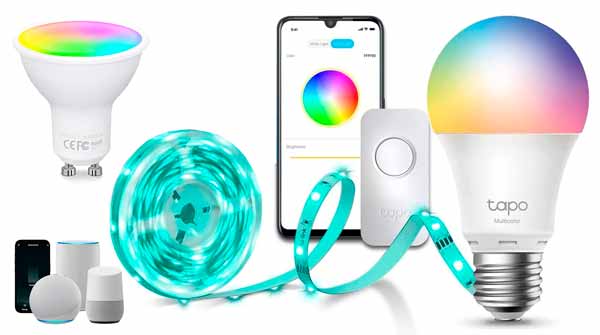 Bombillas y tiras LED inteligentes
