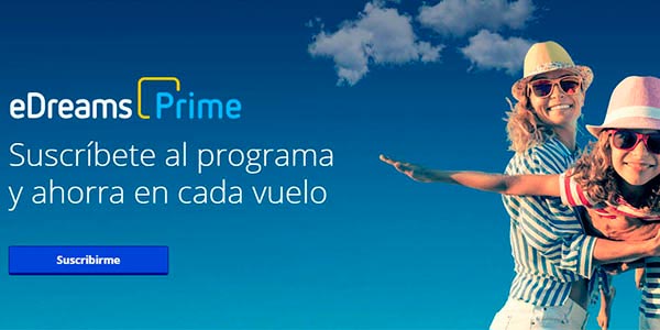 Anuncio del programa eDreams Prime