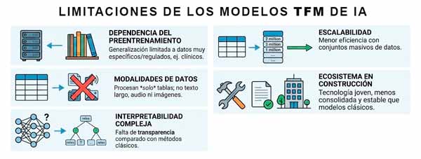 Limitaciones de los modelos TFM