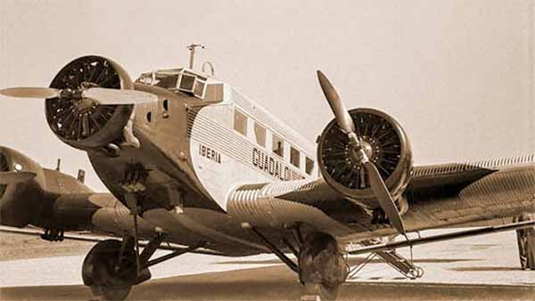 Junkers 52 de Iberia con el nombre Guadalquivir